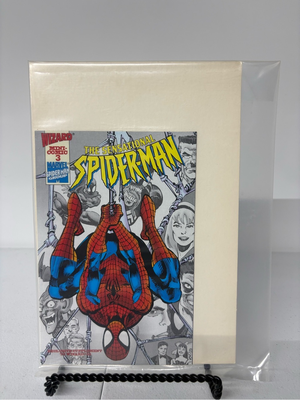 The Sensational Spider-Man Comic Cover Art - Red & Blue